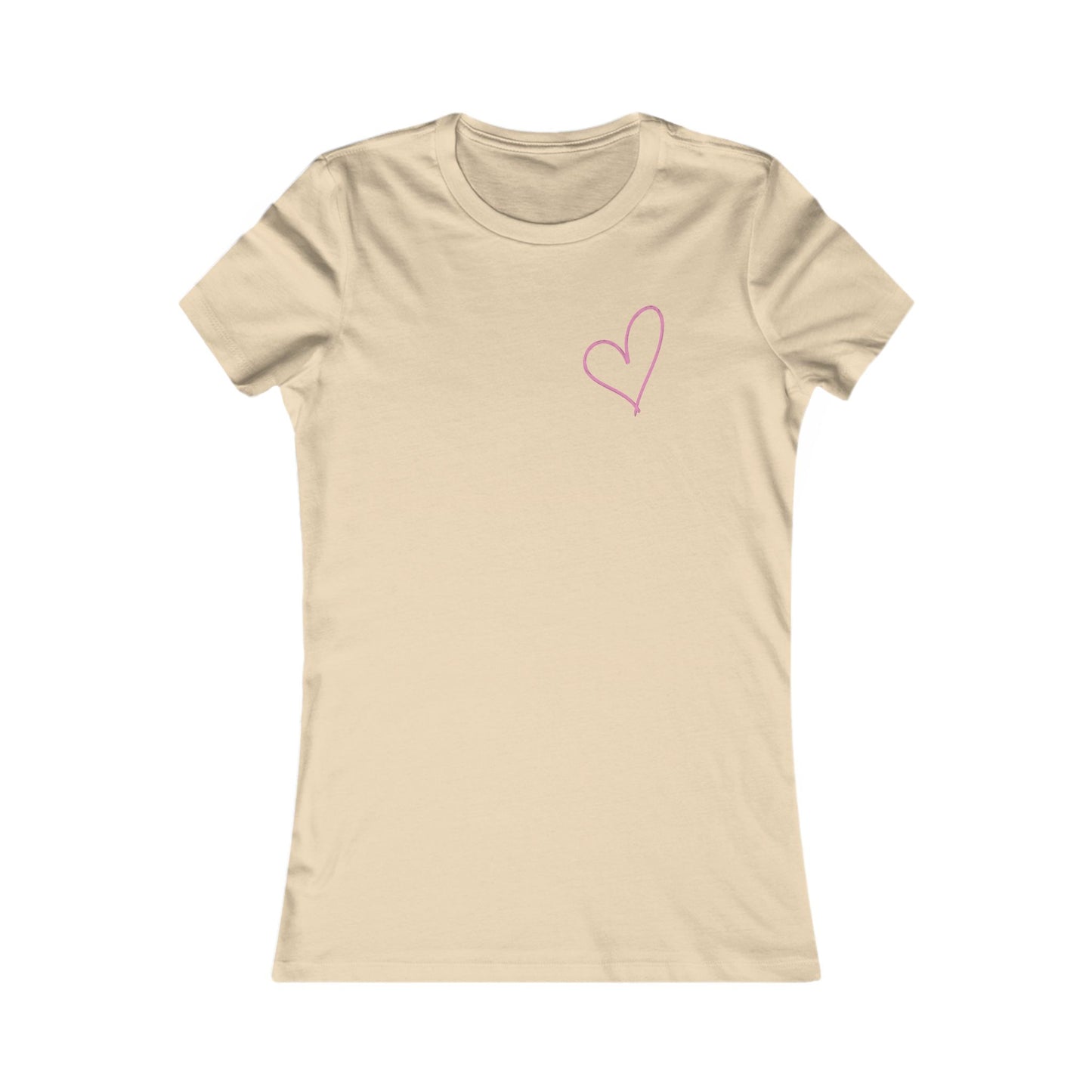 Women's Heart Print Tee, Casual T-Shirt, Everyday Wear, Gift for Her