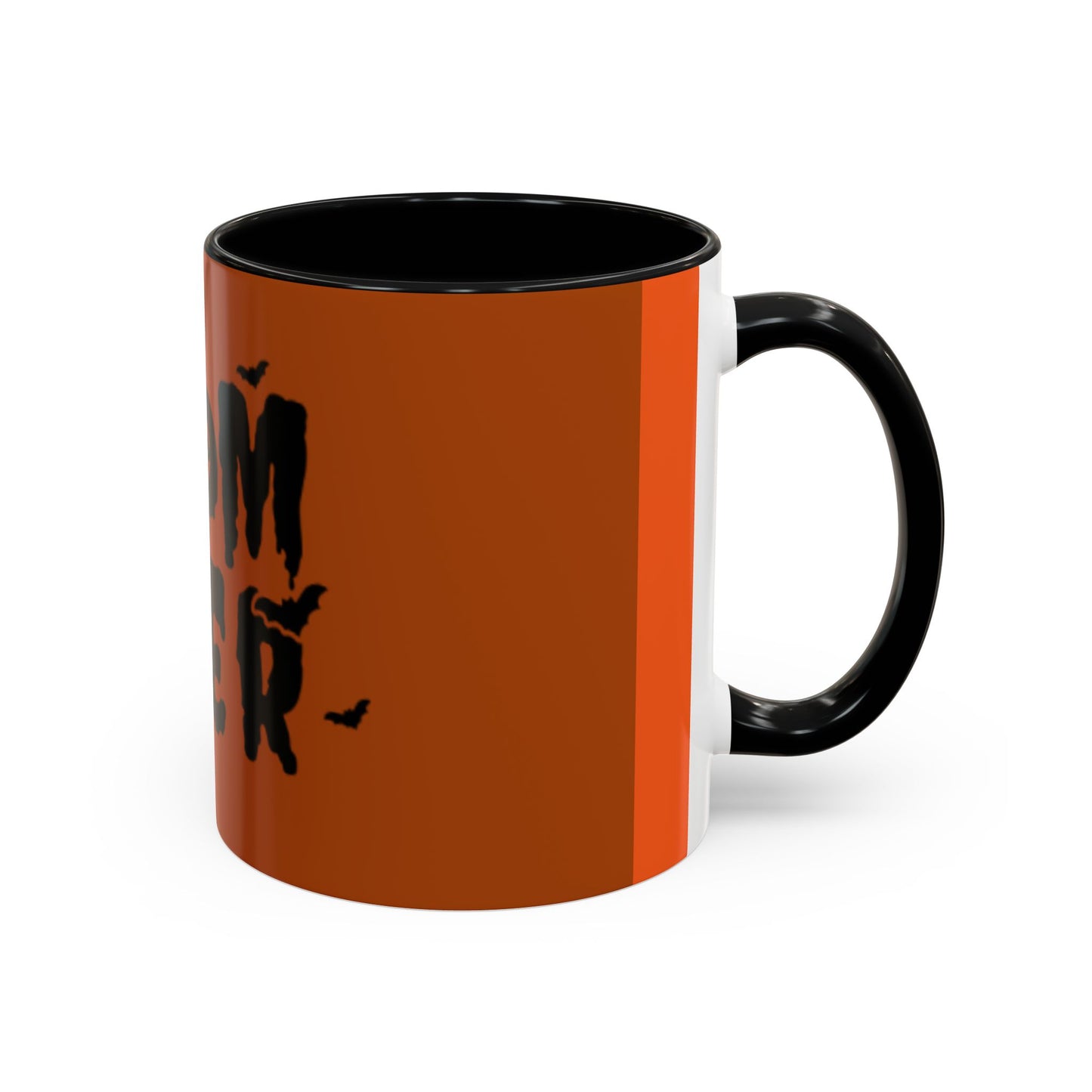 Halloween Themed Accent Coffee Mug, Spooky Gift for Moms, Autumn Decor, Pumpkin Lover, Fall Home Collection