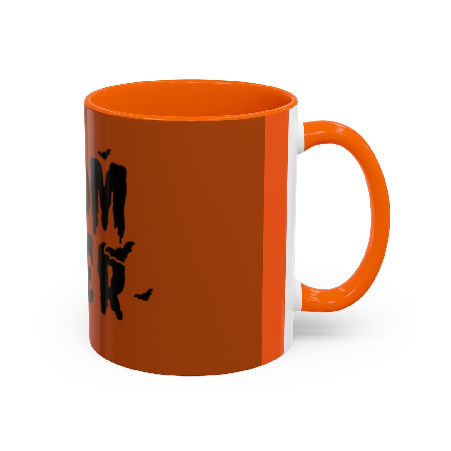 Halloween Themed Accent Coffee Mug, Spooky Gift for Moms, Autumn Decor, Pumpkin Lover, Fall Home Collection