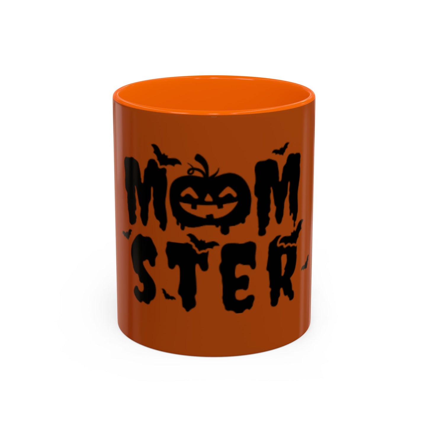 Halloween Themed Accent Coffee Mug, Spooky Gift for Moms, Autumn Decor, Pumpkin Lover, Fall Home Collection