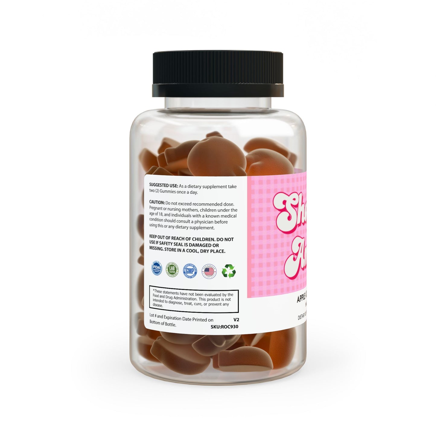 Apple Cider Vinegar Gummies (60 Gummies)