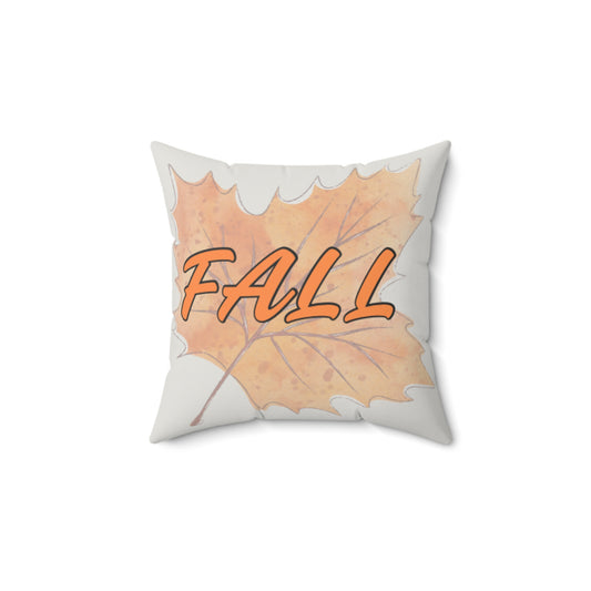 Fall Leaf Decorative Pillow, Cozy Home Decor, Autumn Cushion, Seasonal Accent Pillow, Fall Gifts for Thanksgiving