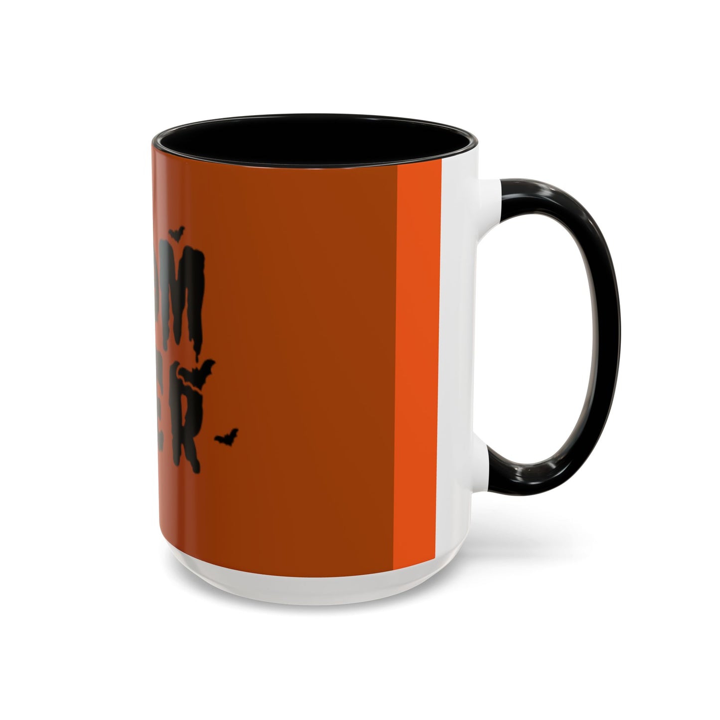 Halloween Themed Accent Coffee Mug, Spooky Gift for Moms, Autumn Decor, Pumpkin Lover, Fall Home Collection