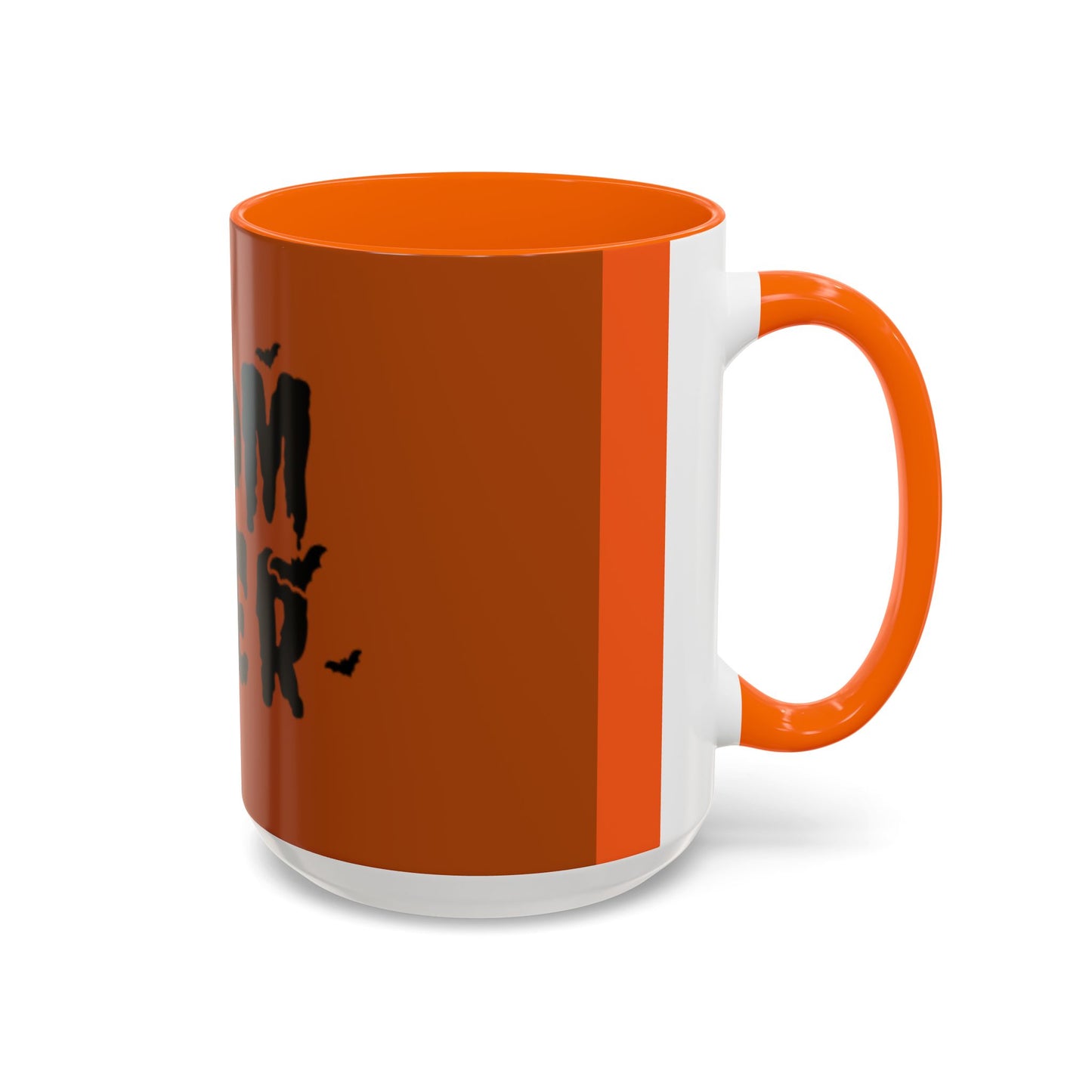 Halloween Themed Accent Coffee Mug, Spooky Gift for Moms, Autumn Decor, Pumpkin Lover, Fall Home Collection